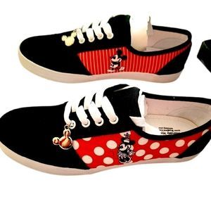 BRADFORD Exchange Disney Mickey and Minnie Shoes Size 7
